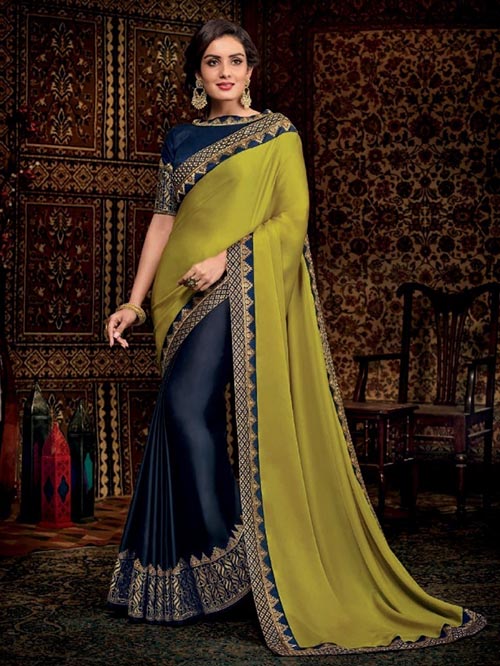 PARTY WEAR INDIAN SILK SAREE - BT-SR5511