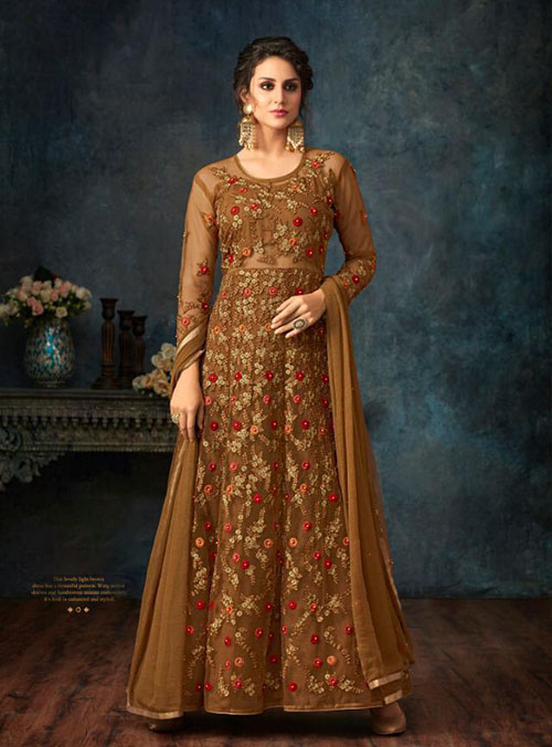 DESIGNER INDO WESTERN GOWN - BT-IW-8185