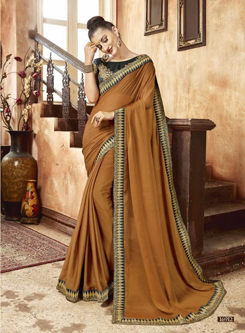 PREMIUM CHIFFON INDIAN SAREE - BT-SR5542