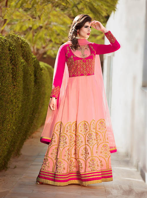 DESIGNER INDO WESTERN GOWN - BT-IW-8175