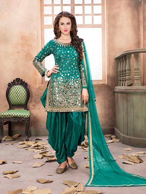 DESIGNER INDIAN SALWAR KAMEEZ - BT-SK-R-3612-L