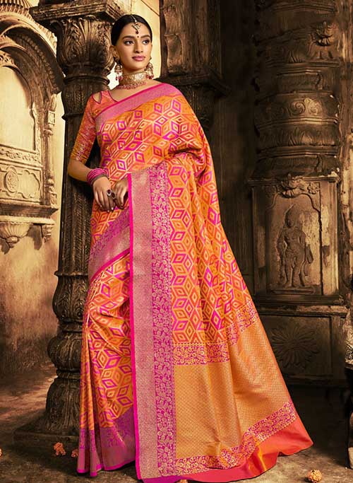 BARANASI SILK INDIAN SAREE - BT-SR5401