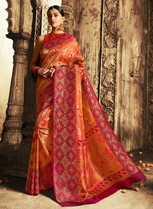 BARANASI SILK INDIAN SAREE - BT-SR5410