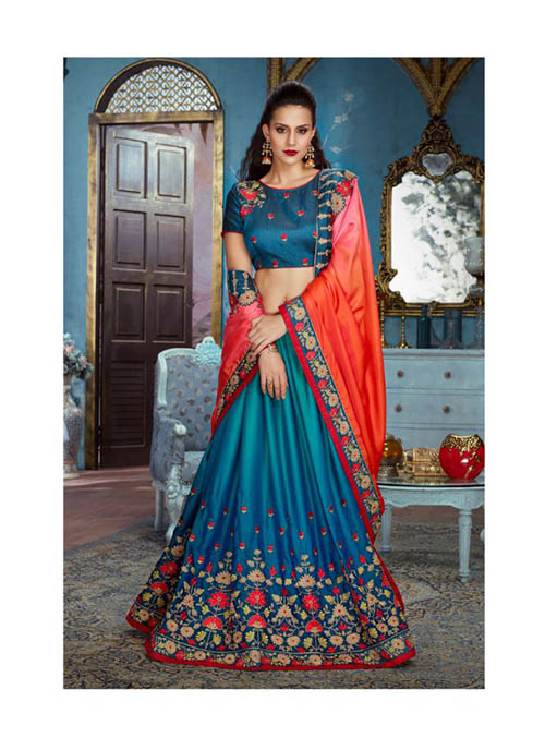 PARTY WEAR INDIAN SILK SAREE - BT-SR5424