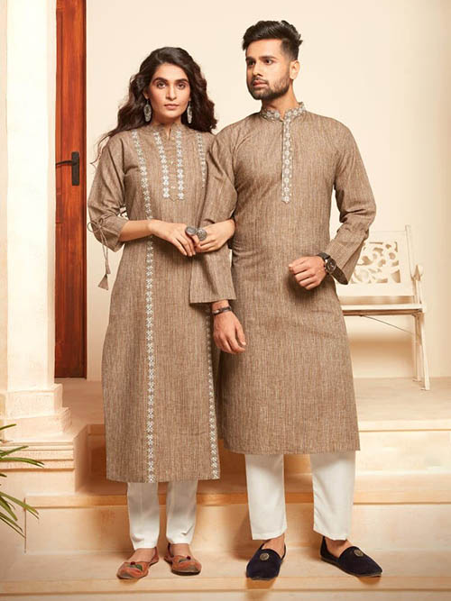 DESIGNER INDIAN KURTA PAJAMA-BT-KP-600032-M