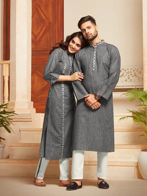 DESIGNER INDIAN KURTA PAJAMA-BT-KP-600033-M