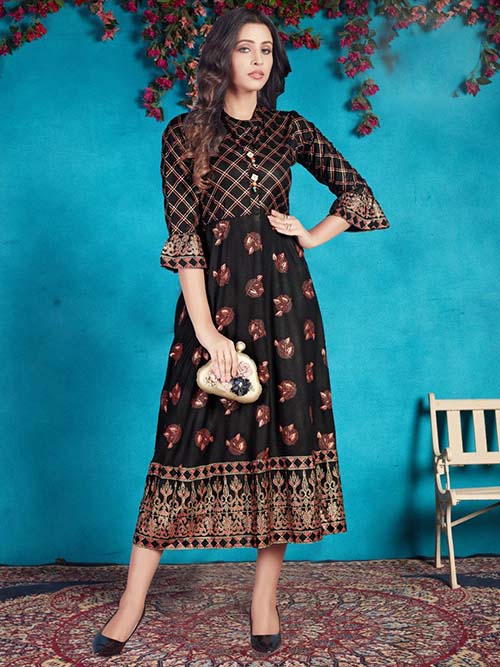 DESIGNER INDIAN KURTI - BT-K-R-90052-M