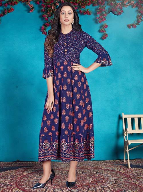 DESIGNER INDIAN KURTI - BT-K-R-90054-M