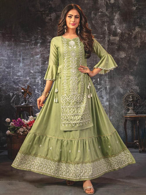 DESIGNER INDIAN KURTI - BT-K-R-90062-L