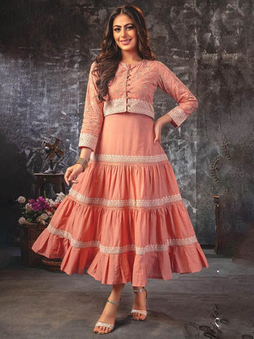 DESIGNER INDIAN KURTI - BT-K-R-90065-L