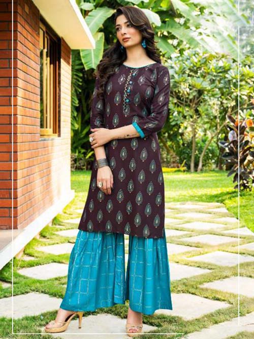 DESIGNER INDIAN KURTI - BT-K-R-90087-M