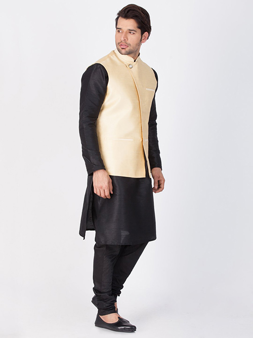 DESIGNER INDIAN KURTA PAJAMA JACKET-600006-XL