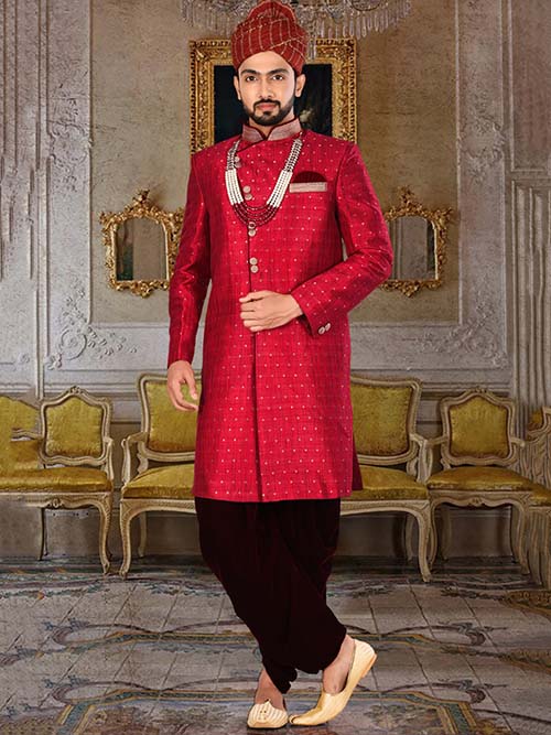 DESIGNER INDIAN SHERWANI-600023-XXL