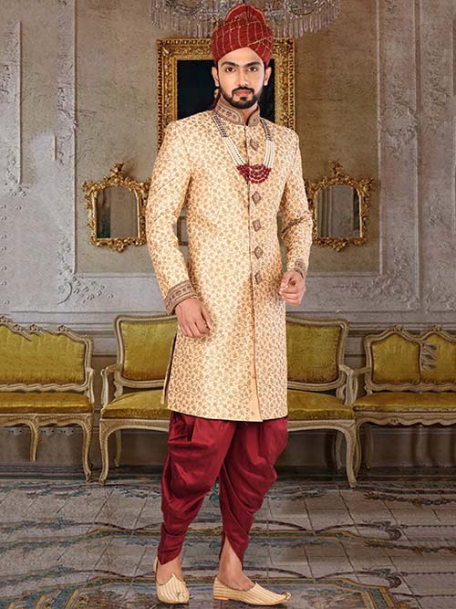 DESIGNER INDIAN SHERWANI-600024-XXL