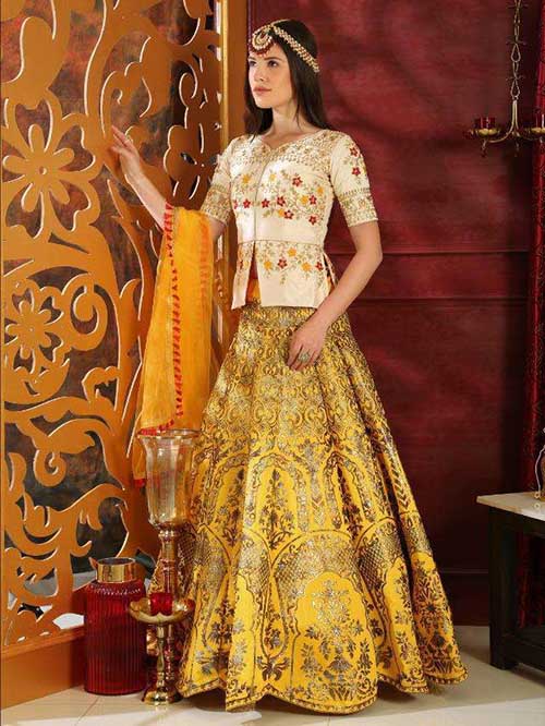 BEAUTIFUL INDIAN LEHENGA CHOLI - BT-LH-R-10209-3XL