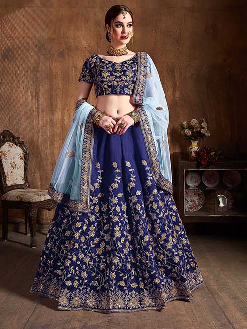 BEAUTIFUL INDIAN LEHENGA CHOLI - BT-LH-R-10211-XXL