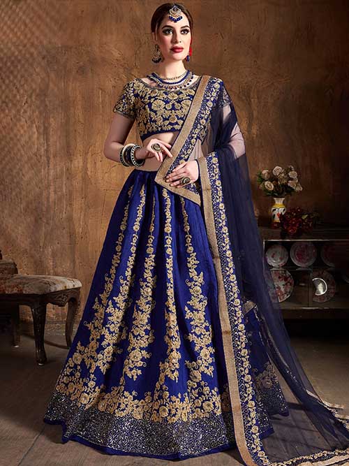 BEAUTIFUL INDIAN LEHENGA CHOLI - BT-LH-R-10231-XXL
