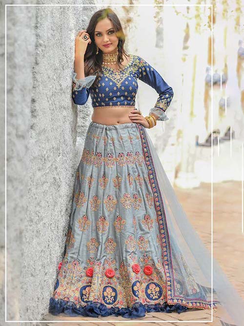 BEAUTIFUL INDIAN LEHENGA CHOLI - BT-LH-R-10262-XL