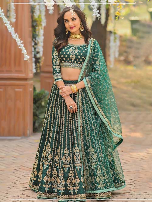 BEAUTIFUL INDIAN LEHENGA CHOLI - BT-LH-R-10264-XL