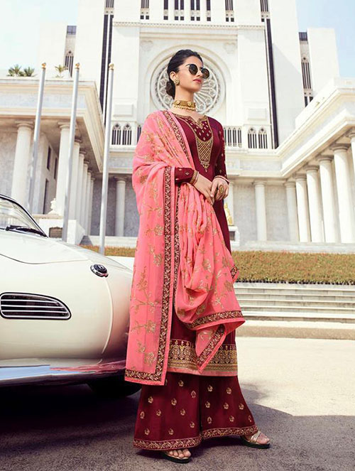 DESIGNER INDIAN SALWAR KAMEEZ - BT-SK-R-30199-L