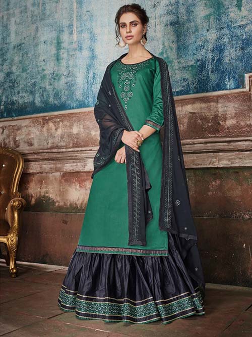 DESIGNER INDIAN SALWAR KAMEEZ - BT-SK-R-30221-3XL