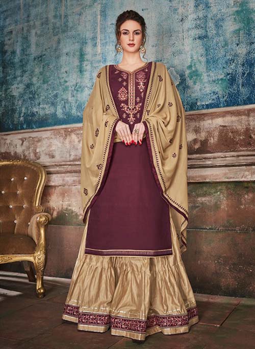 DESIGNER INDIAN SALWAR KAMEEZ - BT-SK-R-30225-3XL