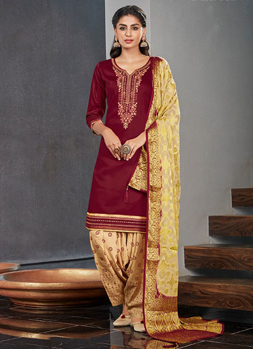 DESIGNER INDIAN SALWAR KAMEEZ - BT-SK-R-30290-XXL
