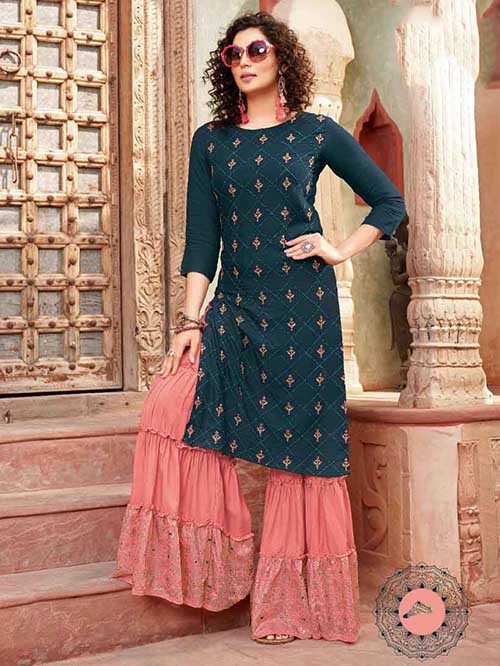 DESIGNER INDIAN SALWAR KAMEEZ - BT-SK-R-30412-3XL