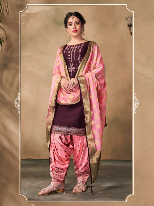 DESIGNER INDIAN SALWAR KAMEEZ - BT-SK-R-30504-XL