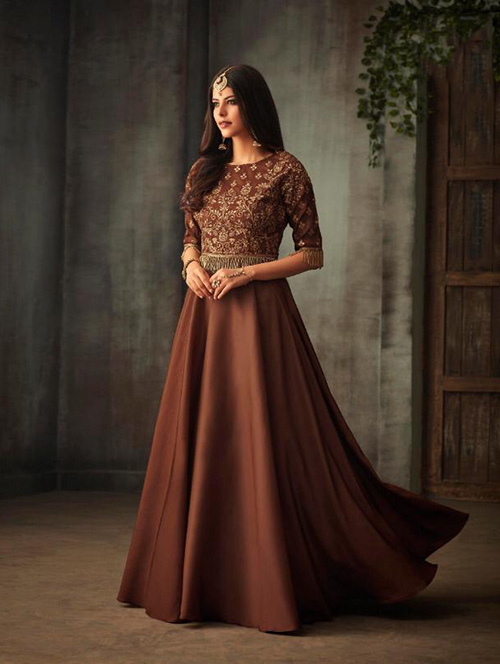 DESIGNER INDO WESTERN GOWN - BT-IW-R-200183