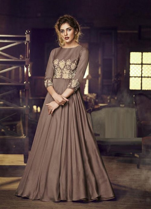 DESIGNER INDO WESTERN GOWN - BT-IW-R-200216
