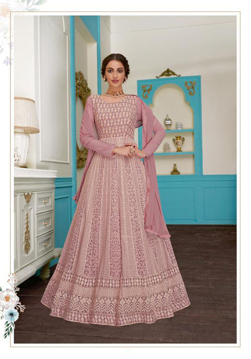 DESIGNER INDO WESTERN GOWN - BT-IW-R-200228-XL