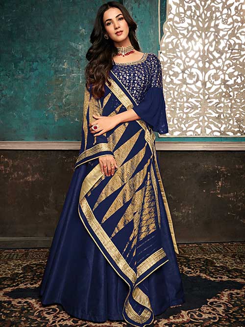 DESIGNER INDO WESTERN GOWN - BT-IW-R-200277
