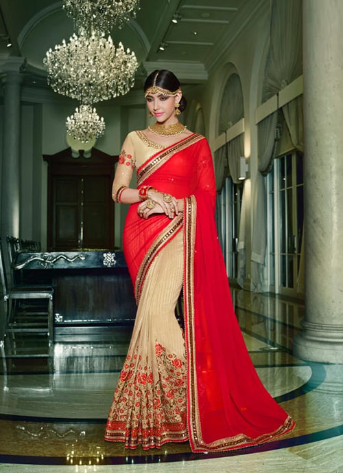 PARTY WEAR INDIAN SILK SAREE - BT-SR-40119