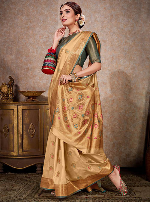 PARTY WEAR INDIAN SILK SAREE - BT-SR-40248