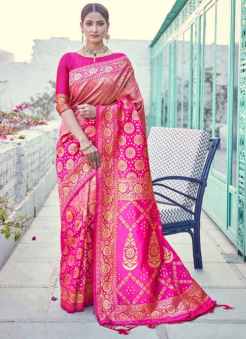 PARTY WEAR INDIAN SILK SAREE - BT-SR-40265