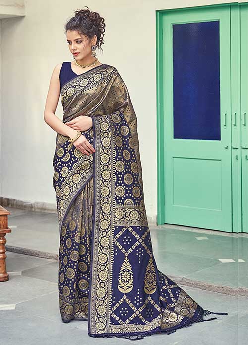 PARTY WEAR INDIAN SILK SAREE - BT-SR-40259
