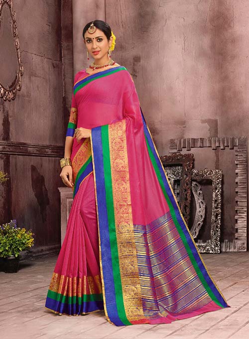 PARTY WEAR INDIAN SILK SAREE - BT-SR5314