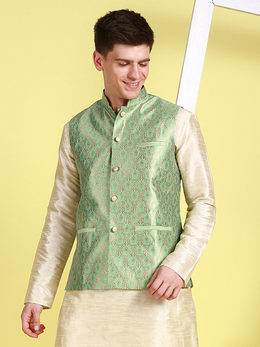 Buy RYLEN Men's Modi Jacket, Nehru Jacket, Wedding Dress For Men, Indian  Waistcoat For Men Online at Best Prices in India - JioMart.