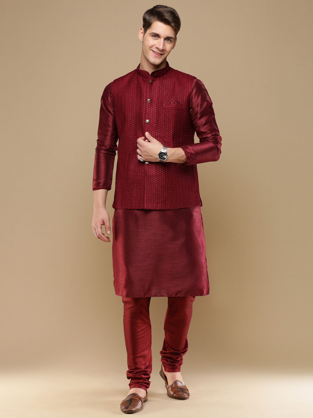 Kurta Pajama With Jacket - Buy Designer Kurta Pajama With Jacket online at  best prices - Flipkart.com