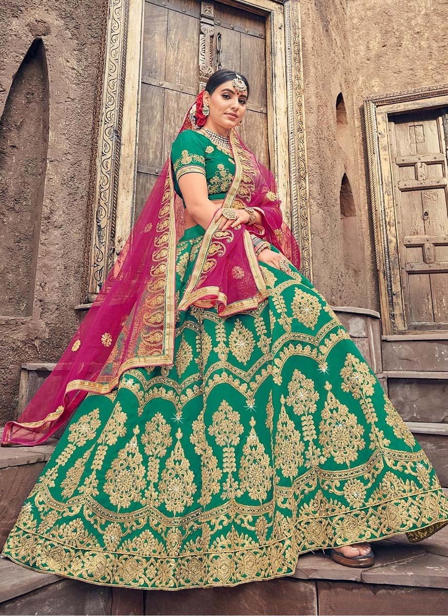 Bollywood Trends - $109.99 CELEBRITY INDIAN LEHENGA CHOLI BT-LH-R-94603 ...