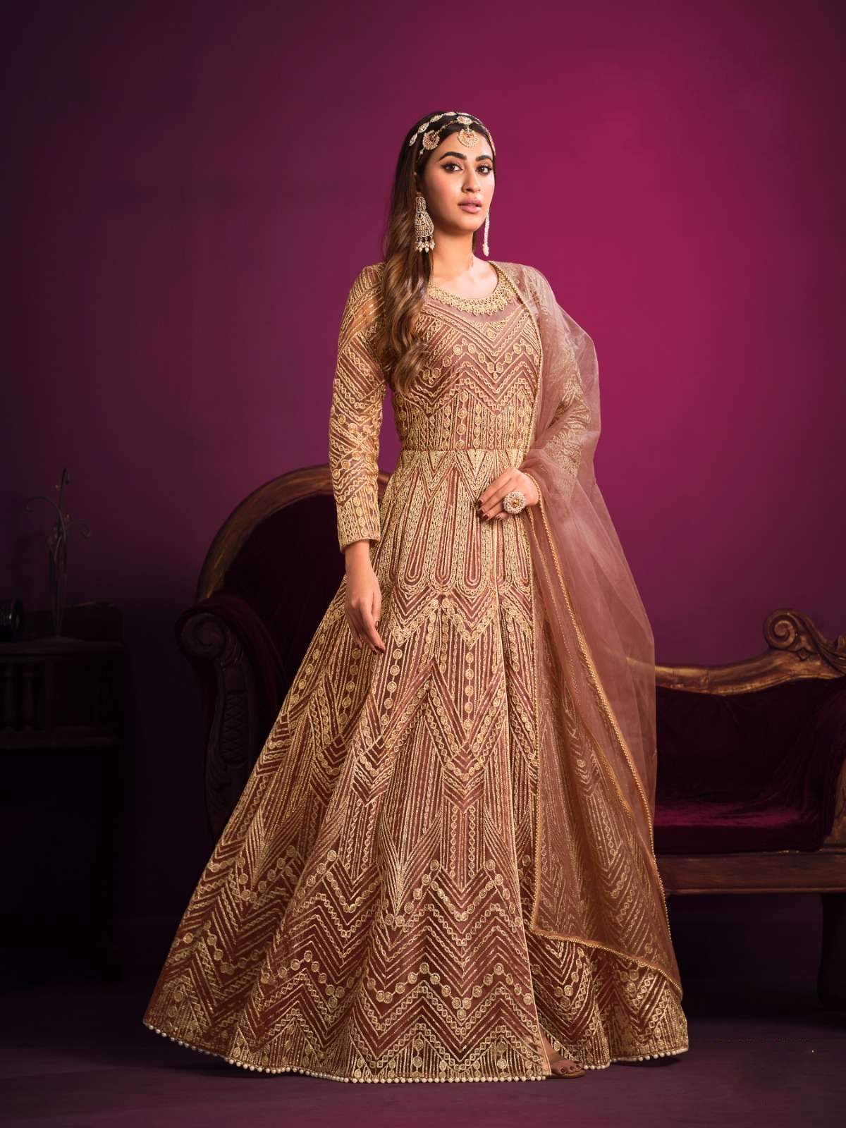 Bollywood Trends - $179.99 DESIGNER INDO WESTERN GOWN BT-IW-R-958971905 ...