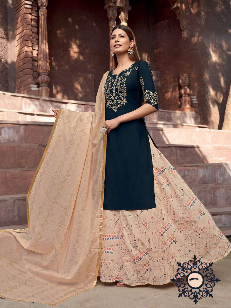 lehenga style salwar kameez