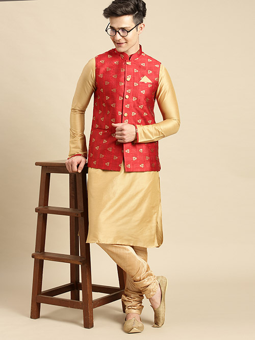 jacket kurta & pyjama set