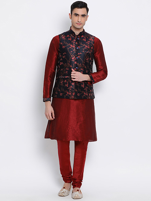 jacket kurta & pyjama set