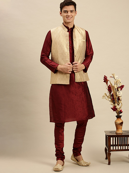 jacket kurta & pyjama set