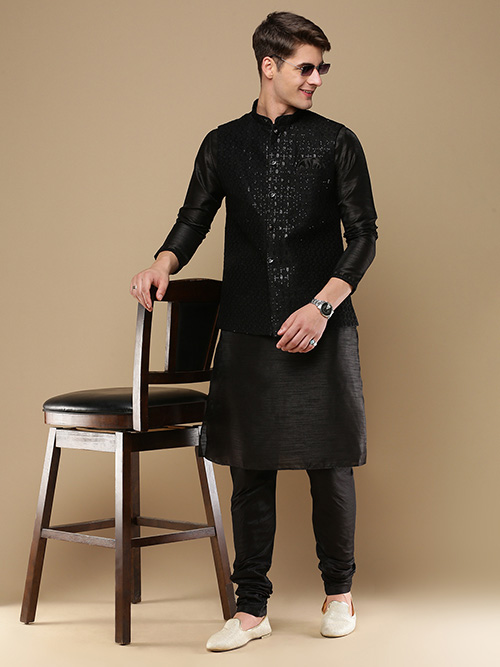 jacket kurta & pyjama set