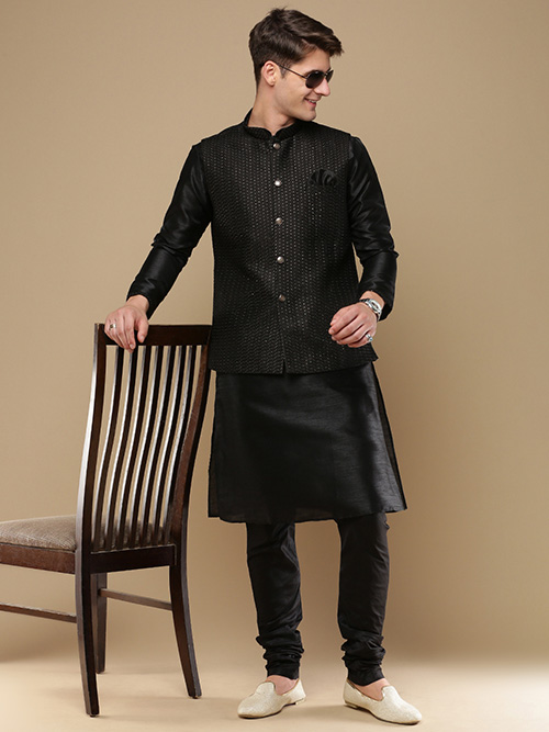 jacket kurta & pyjama set