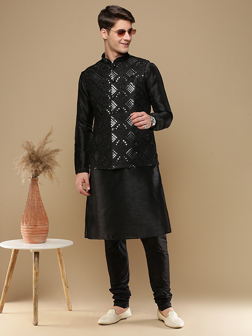 jacket kurta & pyjama set