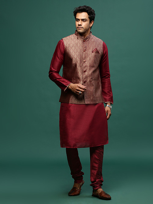 jacket kurta & pyjama set